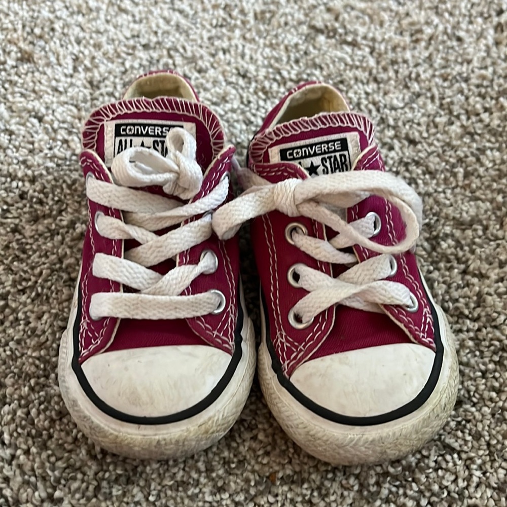 Purple toddler converse
